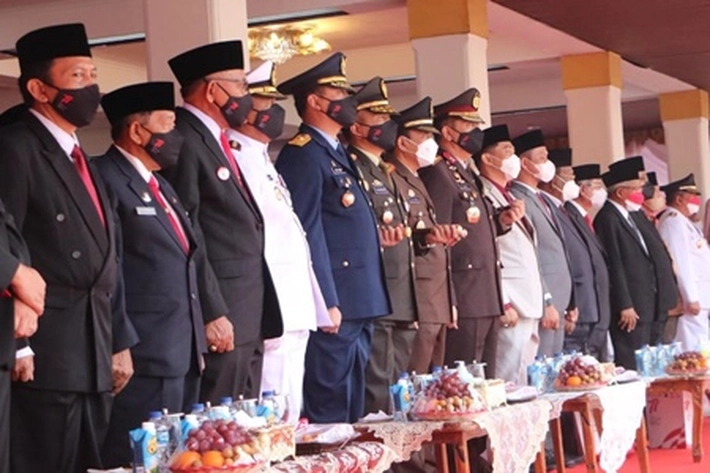Dalanud Rsn Hadiri Upacara Pengibaran Bendera Merah Putih