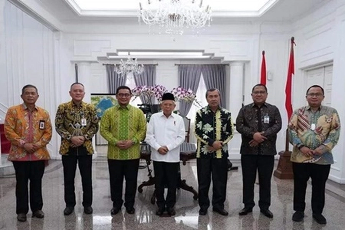 Wapres Ma'ruf Amin Resmikan BRK Syariah, 'Seluruh Gedung Dijaga Ketat Petugas'