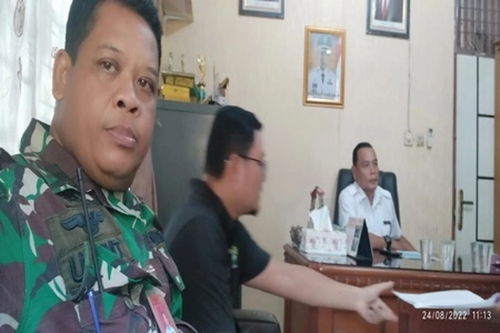 Babinpotdirga Lanud Rsn Laksanakan Kegiatan Komunikasi Sosial di Wilayah Binaan