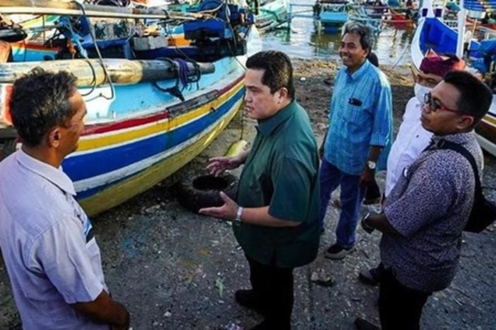 Menteri BUMN Erick Thohir Luncurkan Program Solusi Nelayan, 'untuk Minimalisir Kenaikan BBM'
