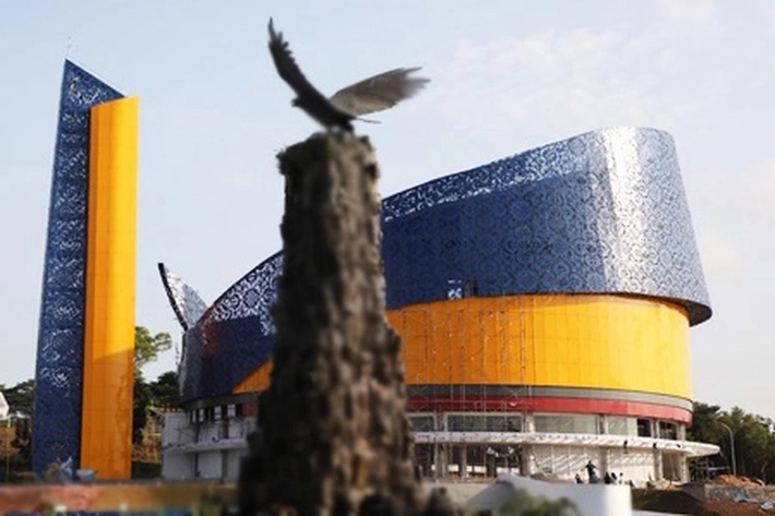 Masjid Tanjak Batam Ditutup Sementara untuk Umum, 'karena Plafon Ruang Dalam Roboh'