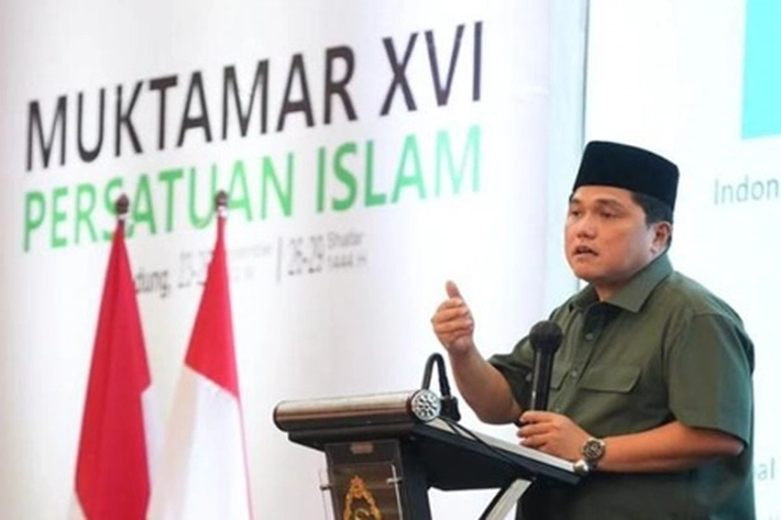 Menteri BUMN Erick Thohir Ajak Jamaah Persis Majukan Ekonomi Keumatan