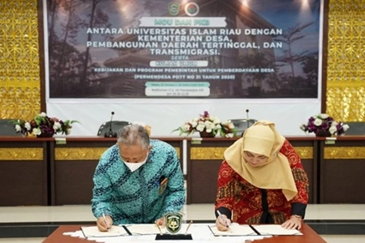 Universitas Islam Riau dan Kemendes PDTT Kerjasama Bangun Desa