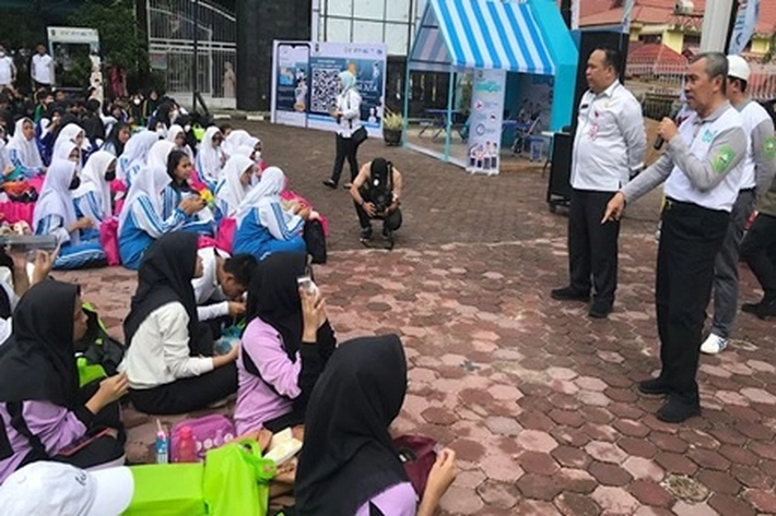 Gubernur Syamsuar Hadiri Gerakan Nasional Aksi Bergizi 2022, 'Sasarannya untuk Siswa SMP dan SMA Sederajat' 