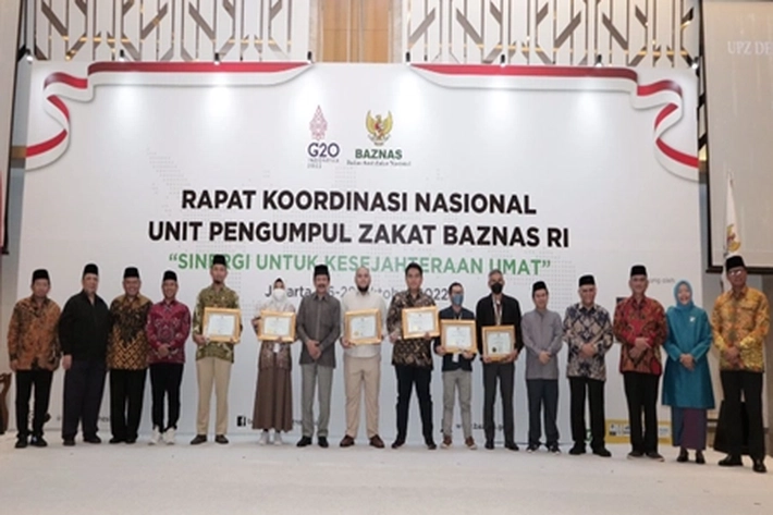Baznas Berikan Penghargaan UPZ Award 2022 Bagi 87 Unit Pengumpul Zakat
