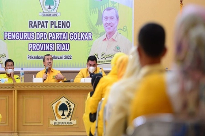 HUT Ke-58 Golkar, Seluruh Kader di Riau Dukung Syamsuar di Pilkada 2024