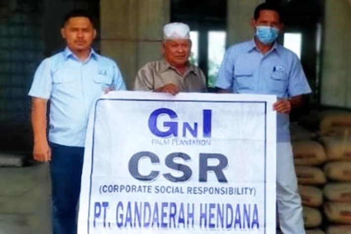 PT Gandaerah Hendana Salurkan CSR, 'Guna Tanggung Jawab Sosial dan Mendukung Pembangunan Bangsa' 