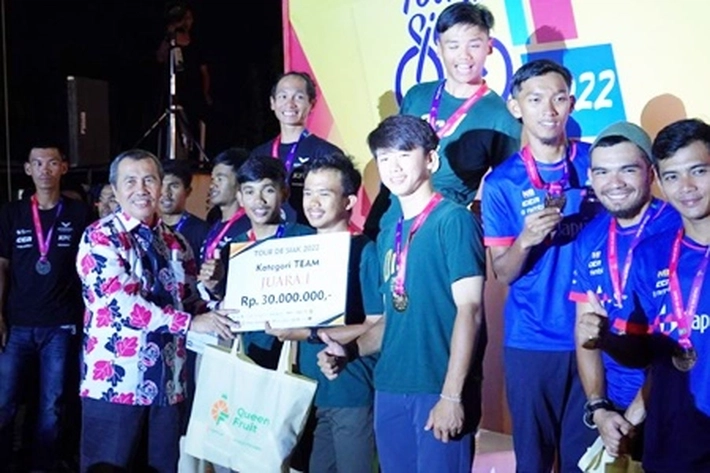 Gubernur Syamsuar Resmi Menutup Events Tour De Siak 2022, 'Para Pemenang Meraih Hasil'