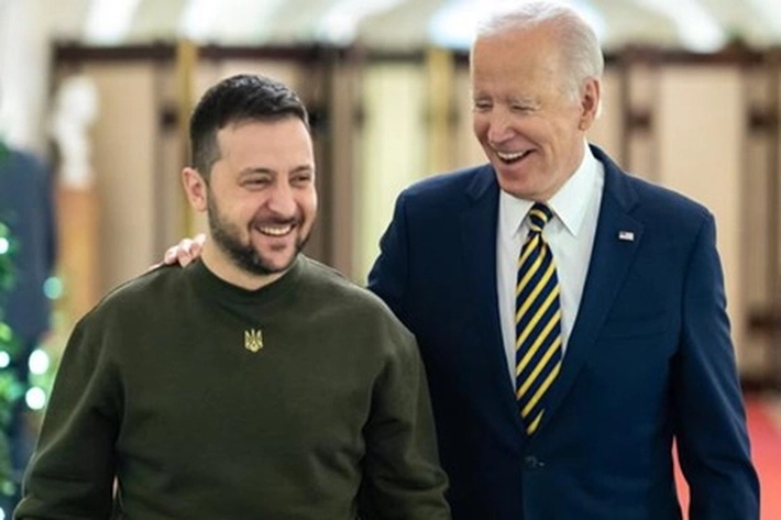 AS Tetap Mendukung Ukraina 'Selama Diperlukan', Presiden Biden: 'Mereka tak akan Pernah Sendirian dalam Perang'