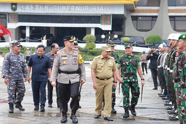Sebanyak 3.063 Personel Gabungan Diturunkan dalam Operasi Lilin Lancang Kuning 2022