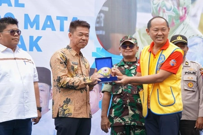 Lion Club Gelar Operasi Mata Katarak, 'yang Dibuka Bupati Rohil'