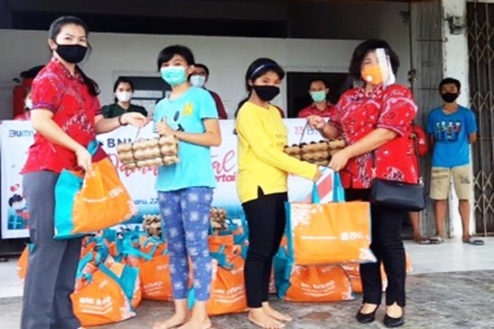 PSMTI Riau tak 'Patah Semangat' Kembali Salurkan Sembako, 'sebagai Wujud Berbagi Kasih'