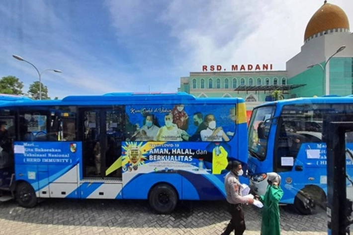 Bus Vaksin Pemko Pekanbaru Bakal Jalan Lagi, 'untuk Mencegah Penyebaran Covid-19'