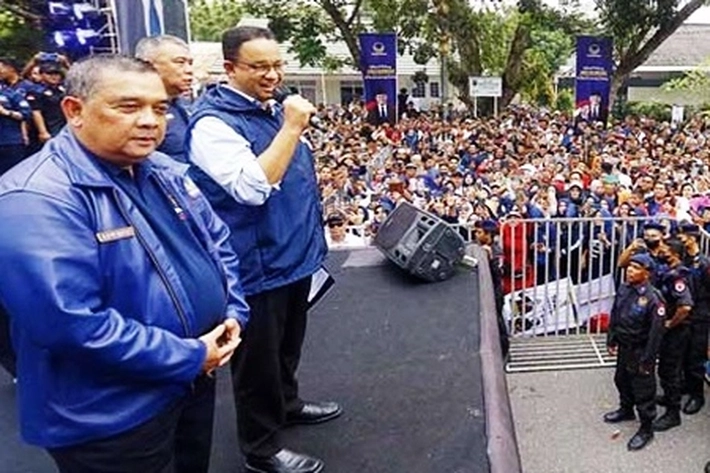 Wagubri Ikut Resmikan PKS Beri Dukungan untuk Prof Anies Baswedan Menuju Pilpres 2024