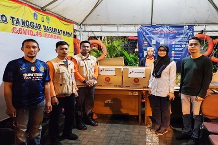 Pertamina Gas Negara Salurkan Bantuan, 'untuk Warga Terdampak Kebakaran'