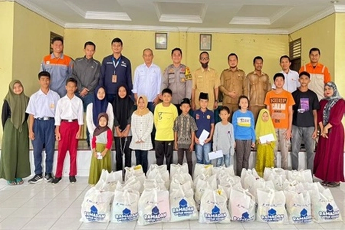 EMP Berkolaborasi dengan YBA dan BDI Santuni 390 Anak Yatim dan Dhuafa di 3 Kabupaten/Kota di Riau