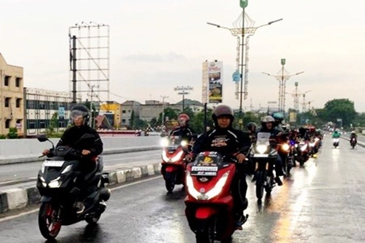 Bikers Soleh Honda Sambangi Panti Asuhan dan Fakir Miskin, 'Beri Bantuan di Bulan Ramadhan'