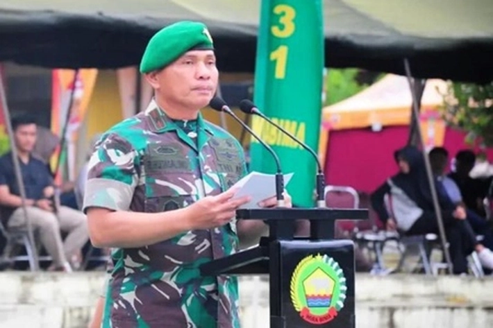HUT Ke-64 Korem 031 Wira Bima yang Berada Dibawah Kendali Kodam I/Bukit Barisan di Hadiri Gubernur Syamsuar