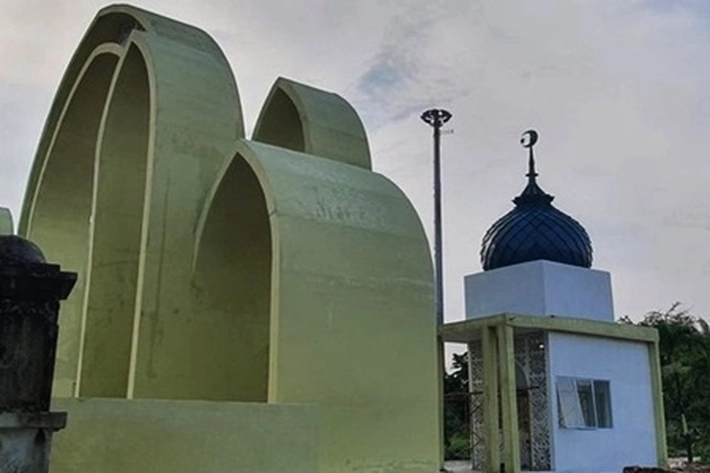 Masjid Raya An-Nur juga Dibangun Pos Jaga Mungil dan Mewah, 'yang jadi Berbuntut Masalah'