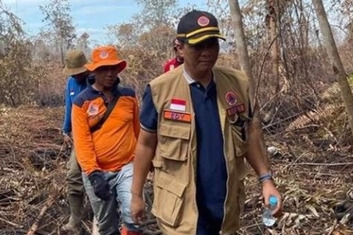 Hotspot Membara di 7 Kabupaten, BPBD Mulai Kerahkan 3 Heli untuk Kendalikan Karhutla di Riau