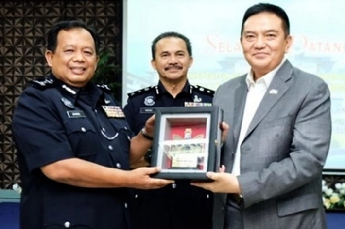 Polda Riau Jalin Kerjasama dalam Memberantas Peredaran Narkoba dengan Polisi Malaysia