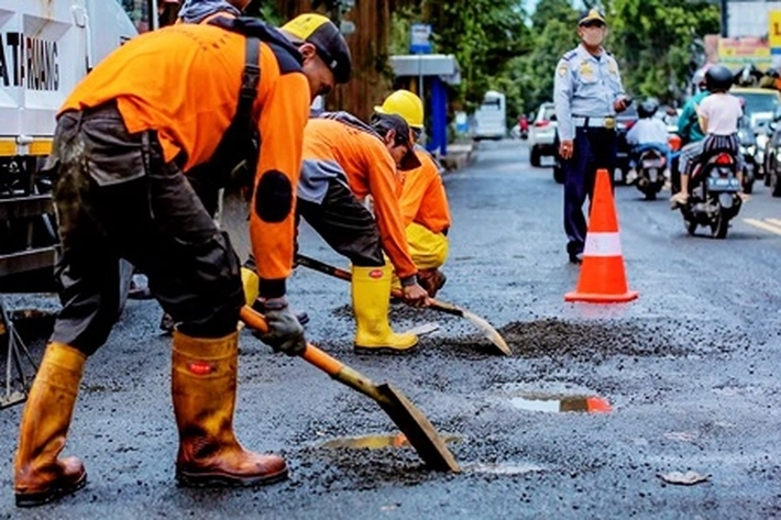 684 Titik Jalan Rusak di Pekanbaru Ditambal Sulam, 'Selebihya akan Diperbaiki Secepatnya'