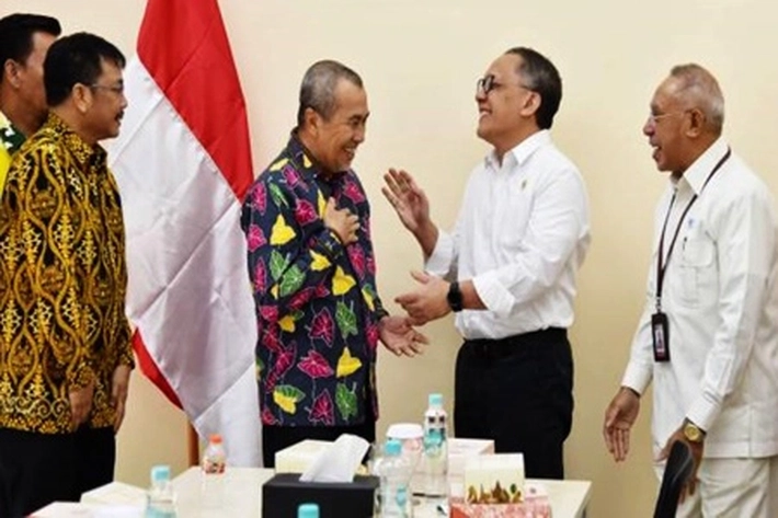 Gubernur Syamsuar Bertemu Laksana Tri Handoko, 'untuk Pembentukan BRIDA Wujudkan Pembangunan Berkelanjutan'