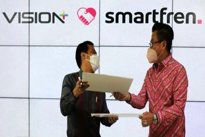 Smartfren dan Vision+ Kerjasama Permudah Masyarakat Akses Konten Berkualitas