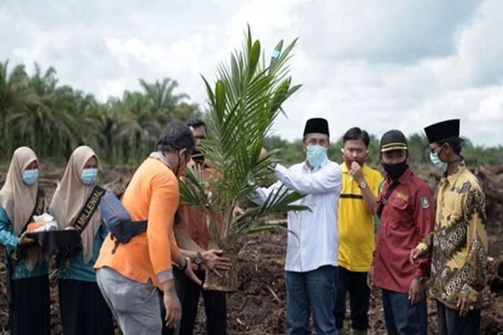 Gubernur Syamsuar Usulkan Dana Bantuan Peremajaan Sawit Rakyat Dinaikkan, 'karena Progresnya Sudah Capai 1.573,1125 Hektar'