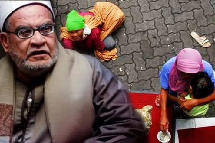 Guru Besar Al Azhar Syekh Ahmad Karimah Sebut Pengemis dan Pemberinya Berdosa, 'Jika Sedekah di Depan Publik, yang juga Sudah Diharamkan Oleh MUI'