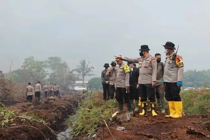 Kebakaran Hutan dan Lahan Terkendali di Riau, 'Tapi Masih Terlihat 56 Titik Panas di Pulau Sumatera'