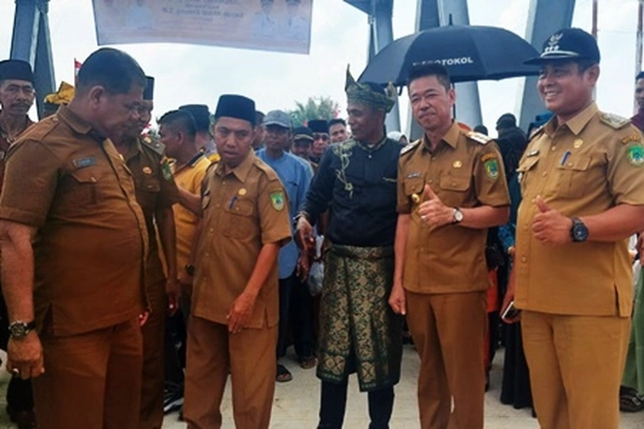 Proyek Jembatan Air Hitam Sempat 'Menuai Polemik', Bupati Afrizal Sintong: Sudah Diperiksa BPK RI Ada Kelebihan Bayar
