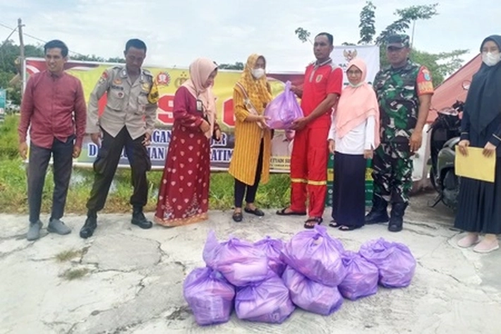 Pemko dan Baznas Salurkan Bantuan pada 236 KK Korban Banjir
