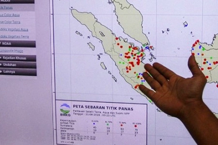BMKG Pekanbaru Laporkan Hasil Pemantauan Hotspot Terbaru, 'yang Terdeteksi 942 Titik Panas di Sumatra'
