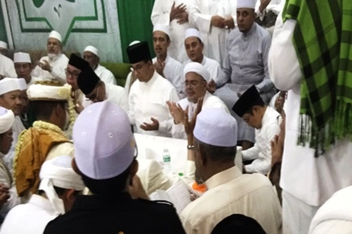 Anies-Cak Imin Hadiri Pernikahan Putri Rizieq Shihab, ‘Sekaligus Sebagai Saksi Mantan Ketua Front Pembela Islam'