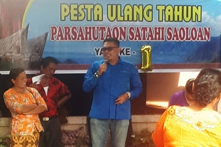 Caleg Perindo Diundang Hadiri Pesta Batak yang Dikenal Memiliki Tradisi Gotong Royong
