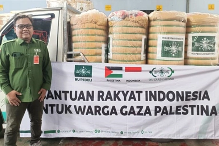 NU Care-LAZISNU Tunjukkan Solidaritas Kemanusiaan dengan Kirim Bantuan untuk Rakyat Palestina