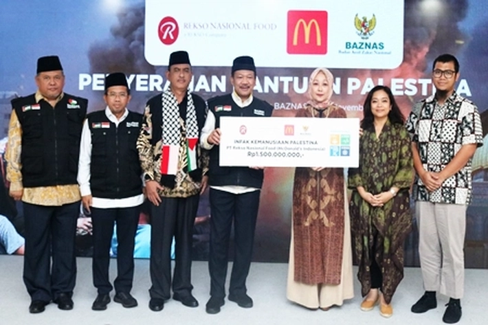 PT Rekso Nasional Food, juga Salurkan Bantuan Kemanusiaan Rp 1,5 Miliar Melalui Baznas