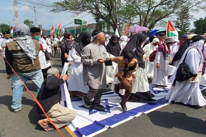 Bendera Israel Dibakar dan Diinjak-injak di Indonesia, Wasekjen MUI: Kalau Masih Dikibarkan Hukumnya Haram dan Melanggar Konstitusi