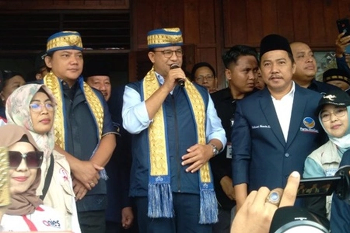 Capres Anies Rasyid Baswedan Kampanye di Lampung, Janjikan Pembangunan Rel Kereta Double Track