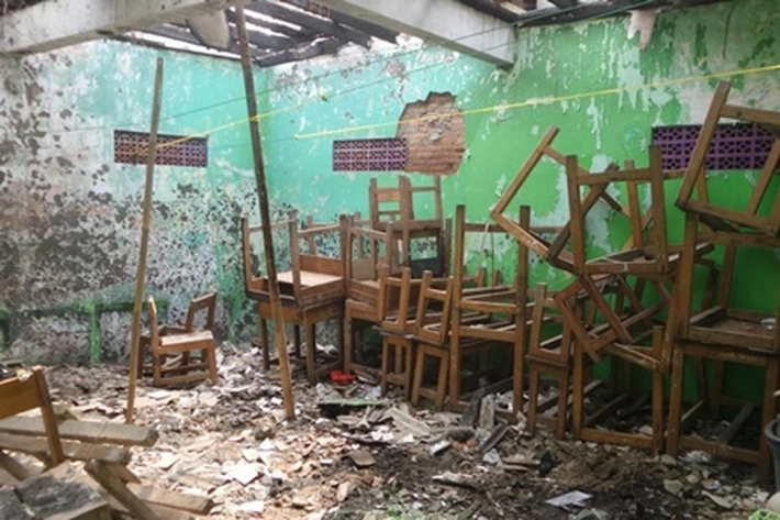 Gedung SDN 83 Pekanbaru Terbakar tak Jadi Diperbaiki, 'Buat Siswa dan Guru Numpang Belajar Mengajar dengan Waktu yang Lama'