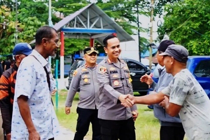 Kapolresta Pekanbaru Lakukan Cooling System di Perbatasan untuk Cegah Potensi Konflik Jelang Pemilu 2024