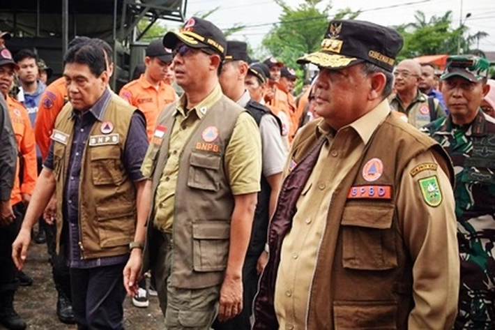 BNPB Tinjau Posko Bencana Banjir Didampingi Gubri Edy Natar Nasution Hingga ke Daerah-daerah