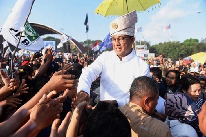 Kampanye Anies Baswedan Dilapangan Taman Bukit Gelanggang Dumai, 'Jadi Seperti Lautan Manusia'
