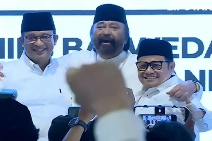 Hasil Survei Elektabilitas Capres Anies-Cak Imin Terbaru 'Meyakinkan', Surya Paloh Buka-Bukaan Soal Peluang Nomor Urut satu