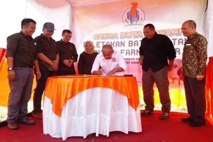 Kadin Riau Ikut Resmikan Okura Farm Center, 'Perusahaan yang Kembangkan Peternakan Ayam Kampung'