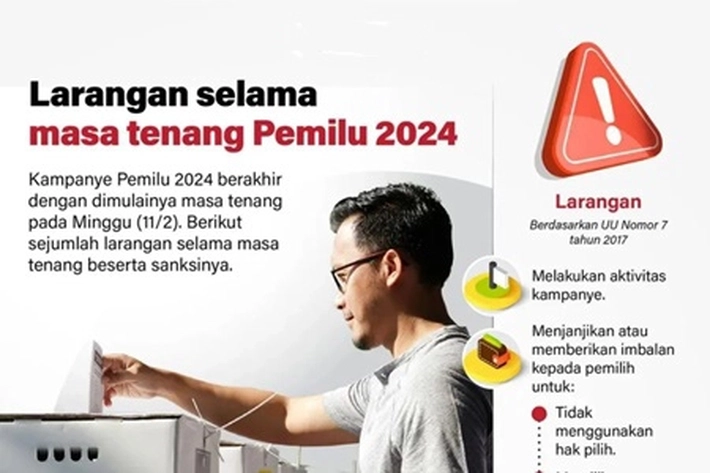 KPU Umumkan Larangan Selama Masa Tenang Pemilu 2024, 'Jika Lalai Bisa Masuk Penjara'
