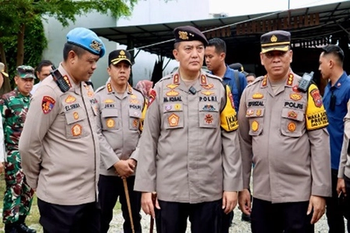 Polisi Amankan TPS dari Kerawanan Hingga Berjalan Pemilu yang Damai