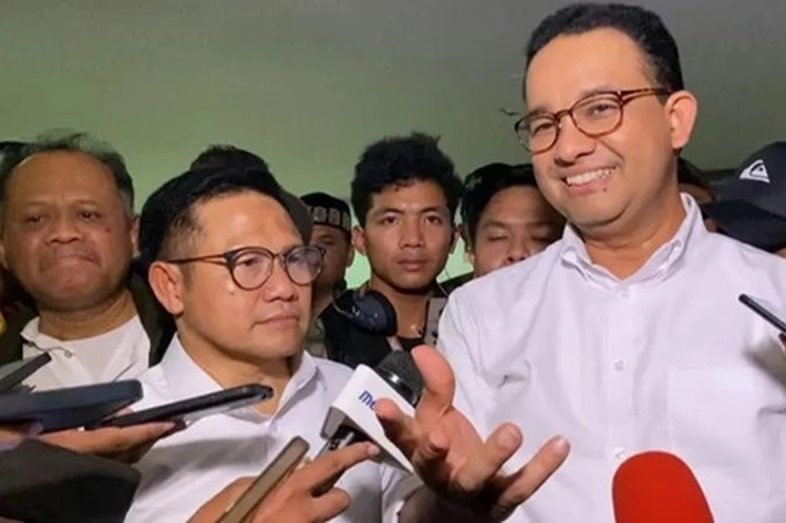 Tiba di Basecamp Timnas AMIN, Anies Disoraki "Presiden" - "1 Putaran"!