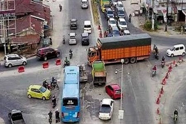 Pembebasan Lahan Pembangunan Flyover Simpang Panam Pekanbaru Berlanjut